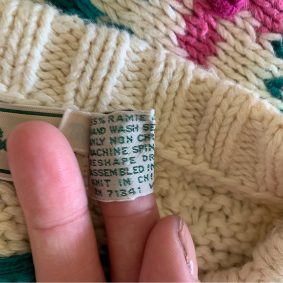 L.L. Bean Fair Isle Cable Knit Sweater - Picture 11 of 12